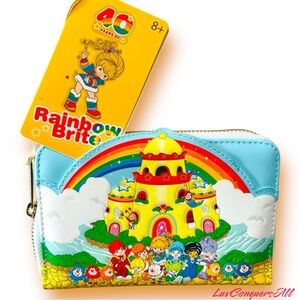 Loungefly Rainbow Brite and Friends Portrait Zip Around Wallet